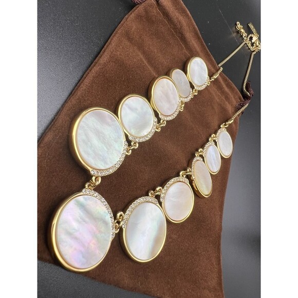 kate spade Jewelry - Kate Spade Mother of Pearl Disc Necklace